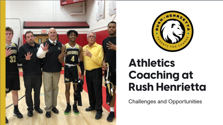 Athletic Coaching at Rush-Henrietta:  Proposed Program Improvements